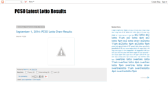 Desktop Screenshot of philippinelatestlottoresults.blogspot.com