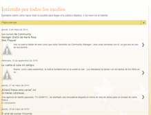 Tablet Screenshot of intentaloportodoslosmedios.blogspot.com