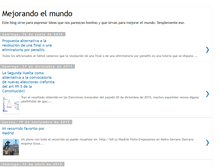 Tablet Screenshot of mejorandoelmundo.blogspot.com