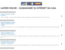 Tablet Screenshot of lavoro-guadagno-online.blogspot.com