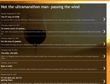 Tablet Screenshot of nottheultramarathonman.blogspot.com