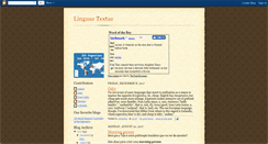 Desktop Screenshot of linguaetextae.blogspot.com
