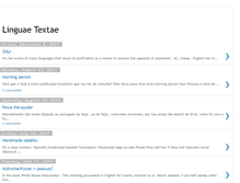 Tablet Screenshot of linguaetextae.blogspot.com