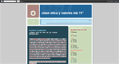 Desktop Screenshot of eticayvaloresisb.blogspot.com