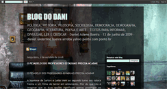 Desktop Screenshot of blogdodanielphilos.blogspot.com