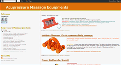 Desktop Screenshot of acupressureproducts.blogspot.com