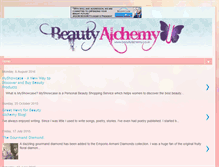 Tablet Screenshot of beautyalchemy.blogspot.com