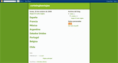Desktop Screenshot of corteinglesviajes.blogspot.com