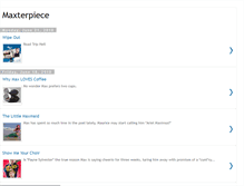 Tablet Screenshot of maxterpiece.blogspot.com
