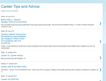 Tablet Screenshot of careeradvice-jobs.blogspot.com