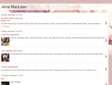 Tablet Screenshot of jenamaclean.blogspot.com