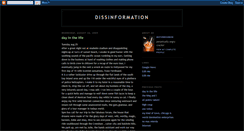 Desktop Screenshot of dissinformation.blogspot.com