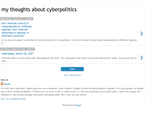 Tablet Screenshot of cyberpoliticsclass.blogspot.com