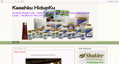 Desktop Screenshot of kasehku-hidupku.blogspot.com