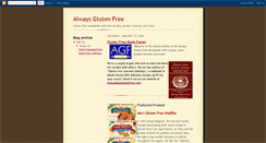 Desktop Screenshot of alwaysglutenfree.blogspot.com