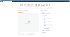 Desktop Screenshot of endyslektikerstankar.blogspot.com
