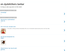 Tablet Screenshot of endyslektikerstankar.blogspot.com