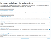 Tablet Screenshot of keywords-and-phrases.blogspot.com