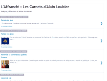 Tablet Screenshot of alainloubier1.blogspot.com