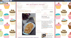 Desktop Screenshot of mykitchennotes.blogspot.com