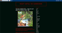 Desktop Screenshot of heavymetalsoldiers.blogspot.com