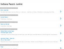 Tablet Screenshot of indianapacersjunkie.blogspot.com