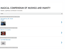 Tablet Screenshot of magicalcompendium.blogspot.com