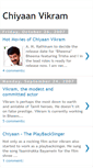 Mobile Screenshot of mychiyaanvikram.blogspot.com