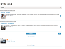 Tablet Screenshot of brittkvist.blogspot.com