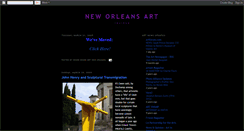 Desktop Screenshot of insideartneworleans.blogspot.com