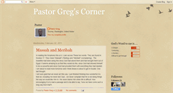 Desktop Screenshot of pastorgregb.blogspot.com