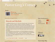 Tablet Screenshot of pastorgregb.blogspot.com