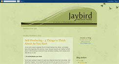 Desktop Screenshot of jaybirdproductions.blogspot.com