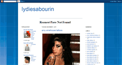 Desktop Screenshot of lydiesabourin.blogspot.com