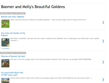 Tablet Screenshot of boomermollysgoldenpups.blogspot.com