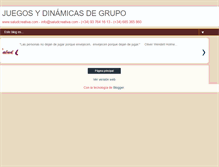 Tablet Screenshot of juegosydinamicasdegrupo.blogspot.com