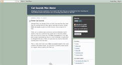 Desktop Screenshot of cat-sounds-wav-meow.blogspot.com