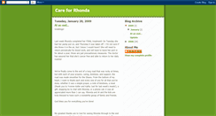 Desktop Screenshot of careforrhonda.blogspot.com