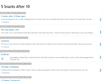 Tablet Screenshot of 5snacksafter10.blogspot.com