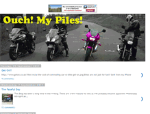 Tablet Screenshot of ouchmypiles.blogspot.com