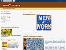 Tablet Screenshot of ecotoscana.blogspot.com