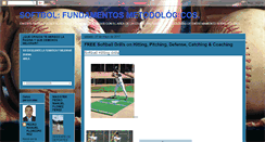 Desktop Screenshot of entrenamientodeportivosoftbol.blogspot.com