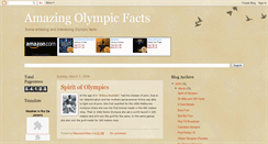 Desktop Screenshot of factsofolympics.blogspot.com