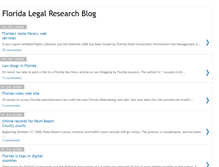 Tablet Screenshot of floridalegalblog.blogspot.com