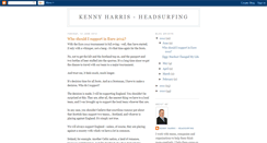 Desktop Screenshot of kennyharrisblog.blogspot.com