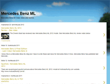 Tablet Screenshot of mercedesbenzml.blogspot.com