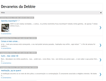 Tablet Screenshot of devaneiosdadebbie.blogspot.com