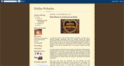 Desktop Screenshot of hablaswebadas.blogspot.com