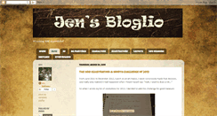 Desktop Screenshot of jensbloglio.blogspot.com