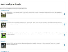 Tablet Screenshot of gracinhasdoanimais.blogspot.com